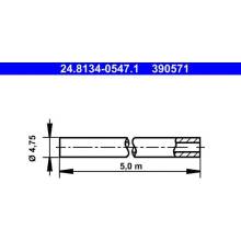 Brzdové potrubí ATE 24.8134-0547.1 (24813405471)