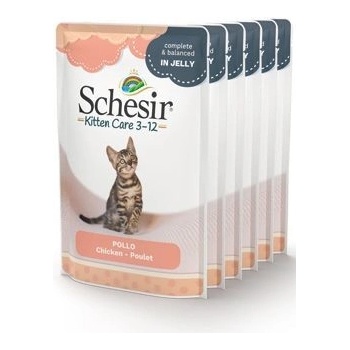 Schesir cat bio kitten kuřecí 6 x 85 g