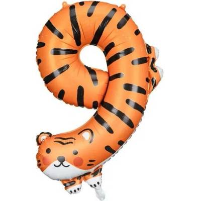 FB163-9 DR Fóliový balón Číslo Zvířátko cca 100cm 9