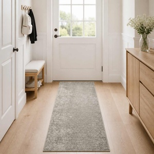vidaXL Килим Бежово 100 x 200 cm 100% полиестер 3 mm Пере се (42041644)