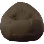 Pufrelax Пуф круша 520л. , Nirvana Gigant - Chocolate, PU кожа, Пълнеж от Полистиролни перли (PUF-G-NGG-PU-CHO)