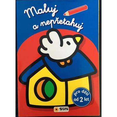 Maľuj a nepreťahuj modrá vtáčik od 2 rokov