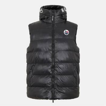 Born Rich Мъжки елек Born Rich BornRich Karnos Hooded Gilet Ppx12 Mens - Black
