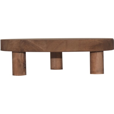 by inspire Dřevěný servírovací podnos WoodStep ø 26 cm