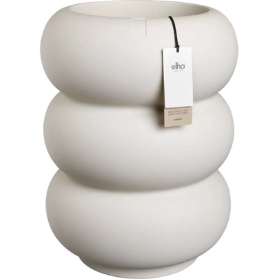 elho Kvetináč amber roll high 43 cm - linen white
