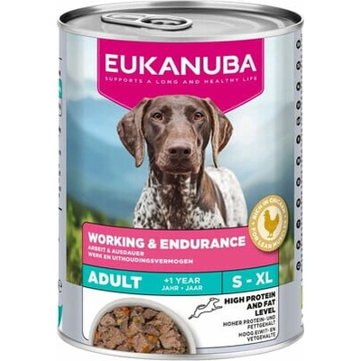 Eukanuba Special Care Adult Working and Endurance kurča s lososom 400 g