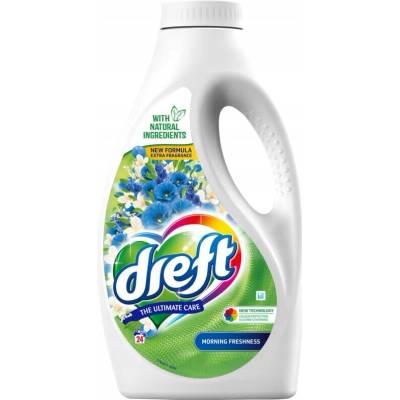 Dreft Morning Freshness prací gél na biele a farebné prádlo 1,2 l 24 PD