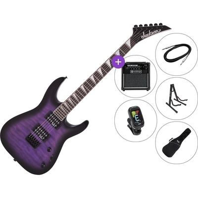Jackson JS Series Dinky Arch Top JS32Q DKA HT AH SET 2 Transparent Purple Burst Електрическа китара