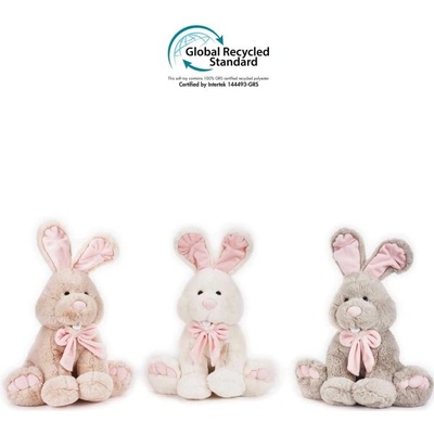 Play Eco зайче 30см асортимент 3 цвята