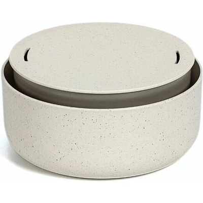 Klíčící miska MICROGREENS - slonová kost s kávovou sedlinou