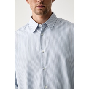 APC A. P. C. риза мъжка от памук chemise malo sans poche (COHRB.H12681)