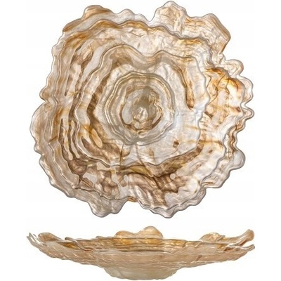 Bloomingville Béžová sklenená misa Asimi 38,5 cm