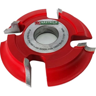 KARNED TOOLS Fréza rádiusová čtvrtkruhová vydutá SK 5018 122x18x30-R10 pravá