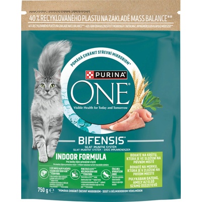 Purina ONE Indoor s morčacím a celozrnnými obilninami 750 g