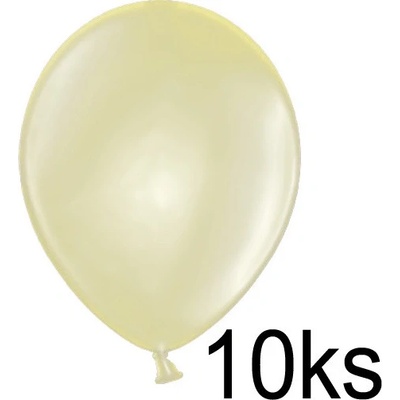 Balonek METALIK Ø25 cm krémová