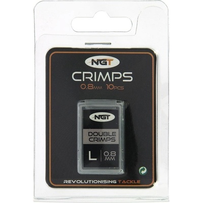 NGT krimpovací spojky Spare Crimps L 0,8mm