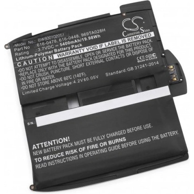 Батерия за Apple iPad, A1315, 5400 mAh (800102051)