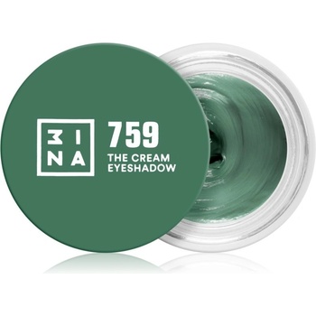 3INA The 24H Cream Eyeshadow krémové oční stíny 759 Olive green 3 ml