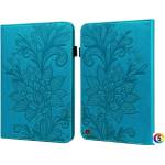 Amazon Kindle Fire HD 10 2021 / HD 10 Plus 2021 Flower Кожен Калъф и Протектор