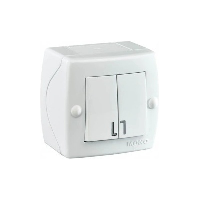 MONO КЛЮЧ СХ5 ОТКРИТ МОНТАЖ mono octans БЯЛ СИВ (mn-104-010101-102)