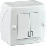 MONO КЛЮЧ СХ5 ОТКРИТ МОНТАЖ mono octans БЯЛ СИВ (mn-104-010101-102)