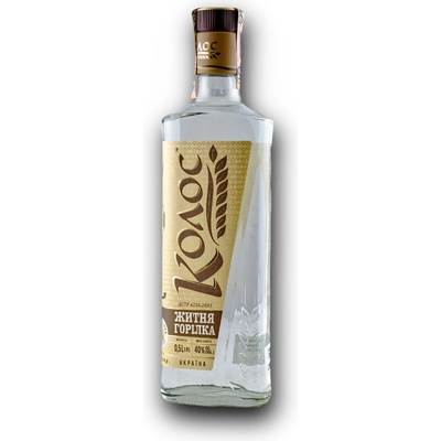 Kolos Rye 40% 0,5 l (čistá fľaša)