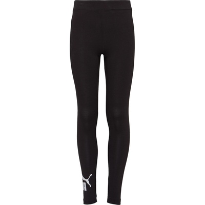 Puma ESSENTIALS NO. 1 LOGO LEGGINGS G čierna biela