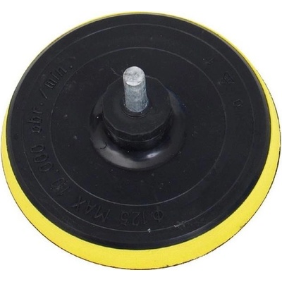 EXTOL 108425 125mm Unášač / nosič brusiva na suchý zips do vŕtačky mäkký
