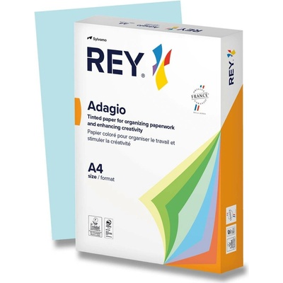 Rey Adagio barevný papír A4 80 g 500 listů středně modrý