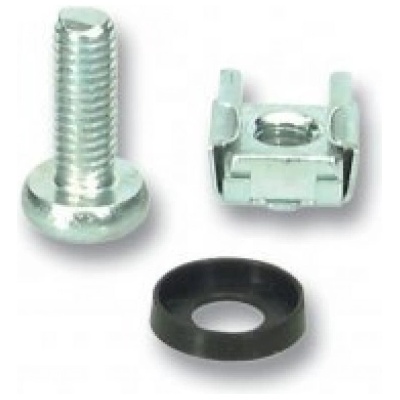 Крепежи 50x Set of screw M6, washer and captive nut