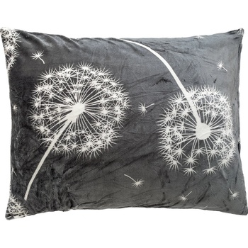 Xpose Mikroplyš obliečka na vankúš Púpavy sivá 70x90