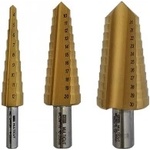 Rotabroach Стъпални свредла MULTICUT®, комплект 3 бр: Ø4-12, Ø10-20 и Ø20-30 mm (x4|x5 mm) (1829)