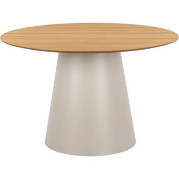 Actona Кръгла трапезна маса с дъбов плот ø 120 cm Soli - Actona (H000024816)