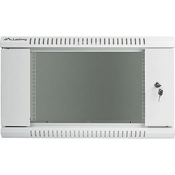 Lanberg rack cabinet 19 wall-mount 6U / 600x450 for self-assembly (flat pack), grey (WF01-6406-10S)