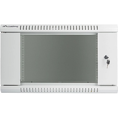 Lanberg rack cabinet 19 wall-mount 6U / 600x450 for self-assembly (flat pack), grey (WF01-6406-10S)