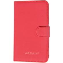 Pouzdro URBANE CASE BOOK UNI 4,6" 5,1" ČERVENÉ