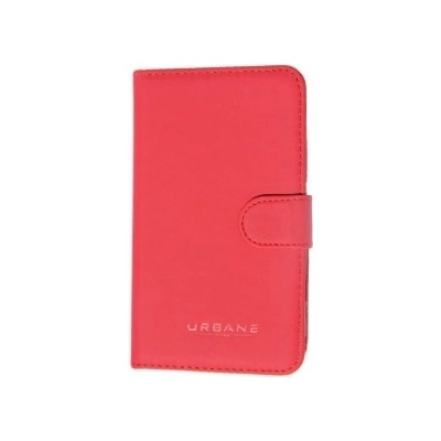 Pouzdro URBANE CASE BOOK UNI 4,6" 5,1" ČERVENÉ