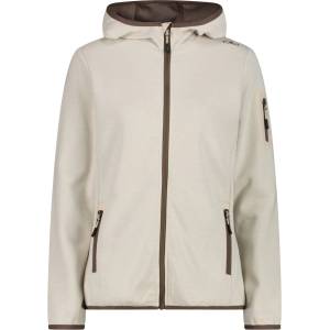 CMP Дамско поларено яке CMP Women's Jacket Fix Hood with Sleeve Pocket Fleece jacket - Cream / Off White - размер 38 (EU) (105-7194-0313)