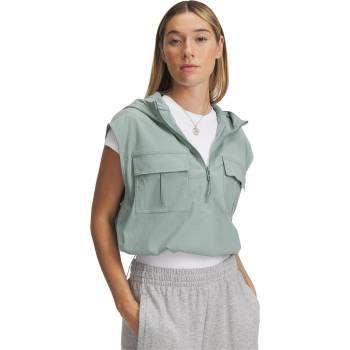 Under Armour Суичър Under Armour Women's Utility Over the Head Hoodie - Green