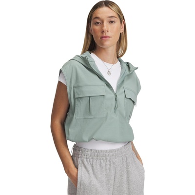 Under Armour Суичър Under Armour Women's Utility Over the Head Hoodie - Green