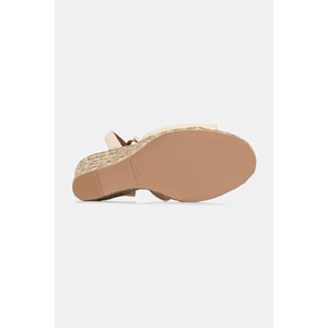 Kurt Geiger London сандали със скосена пларформа Espadrille Wedge-Bone (5601041309)