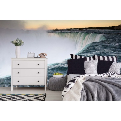 DIMEX ART Самозалепваща се флизелинова фототапета водопадът хорсшу, уелс 375 x 250 см