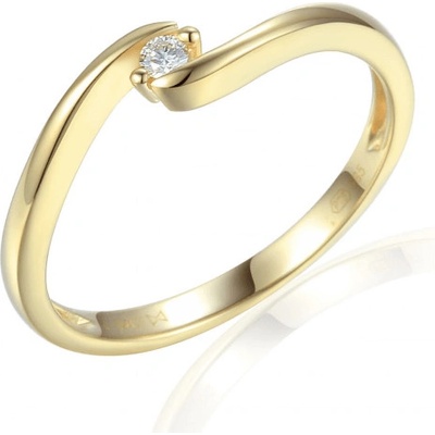 Gems prsten Brennon žluté zlato s briliantem 585 38 1 0727.0Z00.0.51.HSI1.000