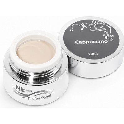 NL nails professional Uv Led barevný gel cappuccino 5ml