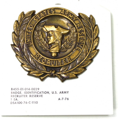 U.S. Odznak US ARMY RESERVE Recrutier