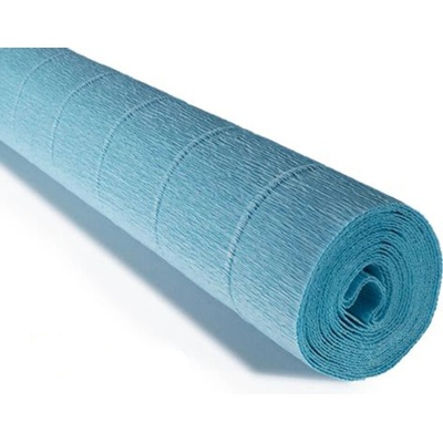 Italský krepový papír Cartotecnica Rossi 180g (50 x 250cm) - modrá obloha 556