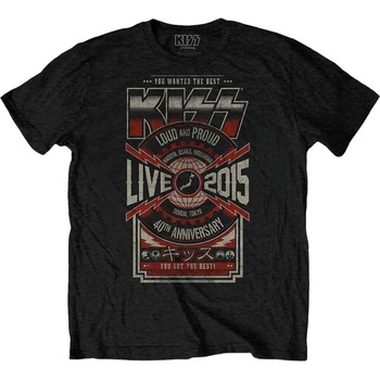 Kiss Риза Japan Live 2015 Unisex Black M (KISSTS23MB02)
