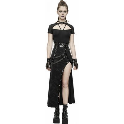 Devil Fashion sukňa Tokyo Underground Gothic Black Women Half skirts