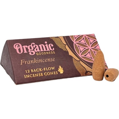 Song of India Vonné kužely Organic Tekoucí dým Frankincense 12 ks – Sleviste.cz