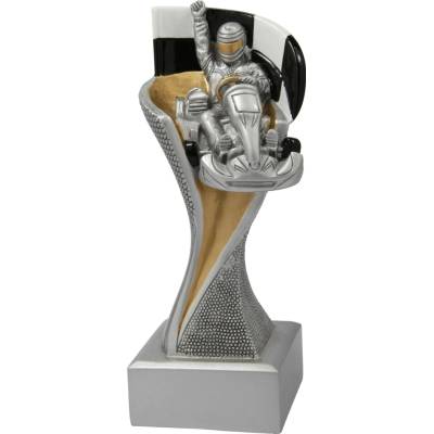Motokáry trofej 14,5 cm Zlatá